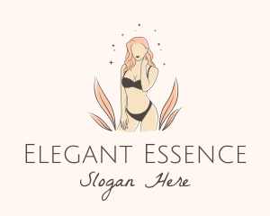 Model - Underwear Lingerie Model logo design