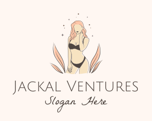 Underwear Lingerie Model  logo design