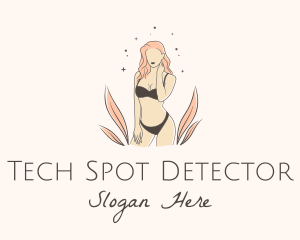 Underwear Lingerie Model  logo design