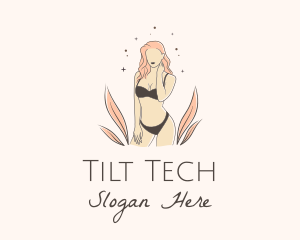 Underwear Lingerie Model  logo design