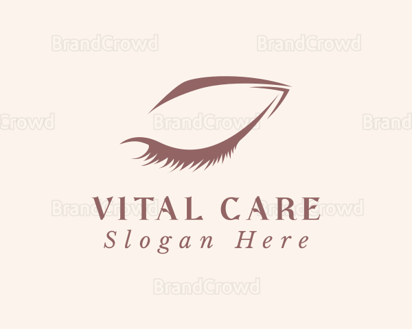 Brown Beauty Eyelash Extension Logo