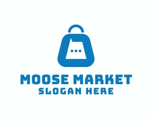 Market Bag Chat logo design