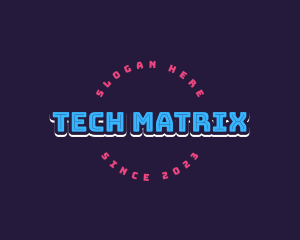 Matrix - Neon Design Brand logo design