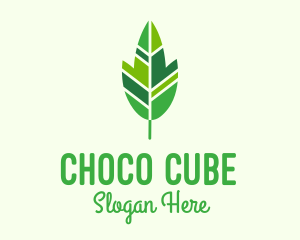 Natural Product - Organic Green Leaf logo design