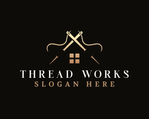 Thread - House Needle Thread logo design