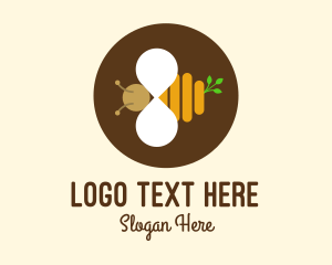 Leaf - Honeybee Organic Honey logo design