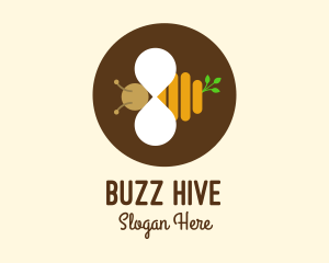 Honeybee Organic Honey logo design