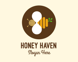 Honeybee Organic Honey logo design