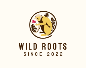 Wild Monkey Flower logo design