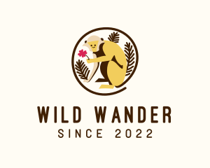 Wild Monkey Flower logo design