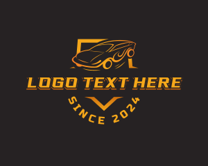 Engine - Auto Car Racing logo design