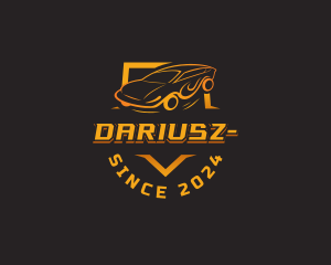 Auto Car Racing Logo