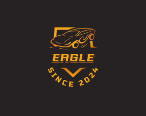 Racer - Auto Car Racing logo design