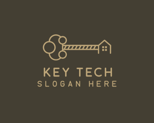 Property Realtor Key logo design