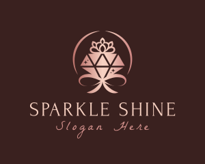 Rhinestone - Crown Diamond Jewelry logo design