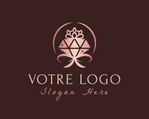 High End - Crown Diamond Jewelry logo design