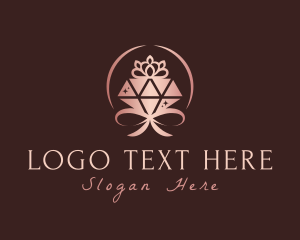 Gemstone - Crown Diamond Jewelry logo design