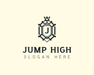 High End Hotel Shield logo design