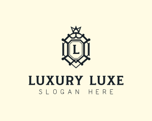 High End Hotel Shield logo design