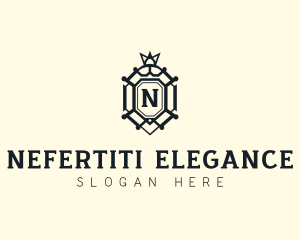 High End Hotel Shield logo design