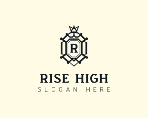 High End Hotel Shield logo design