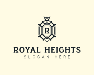 High End Hotel Shield logo design