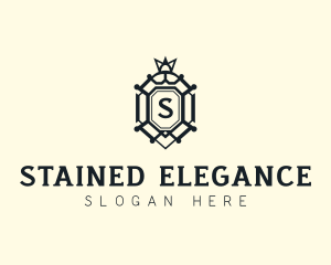 High End Hotel Shield logo design