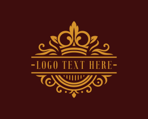 Luxury - Elegant Crown Boutique logo design