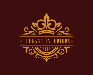  Elegant Crown Boutique logo design