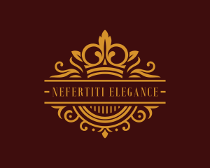  Elegant Crown Boutique logo design