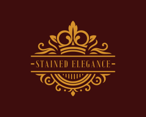  Elegant Crown Boutique logo design