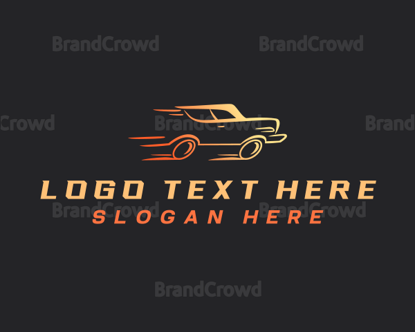 Fast Car Racing Logo