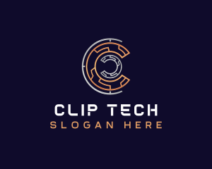 Crypto Currency Technology logo design