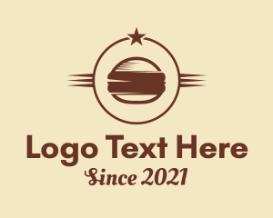 Dish - Star Burger Snack logo design