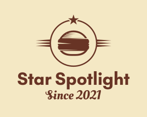 Star Burger Snack  logo design