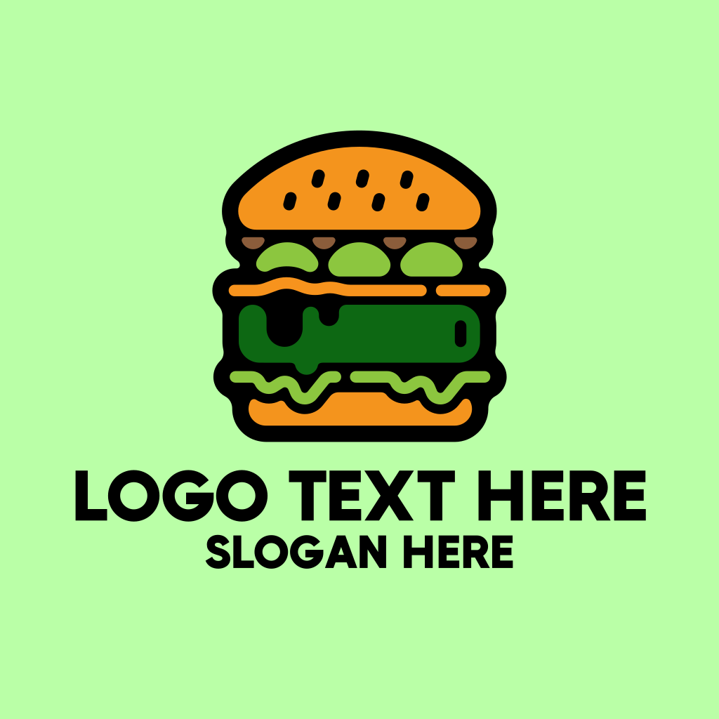 Vegan Food Burger Restaurant Logo | BrandCrowd Logo Maker