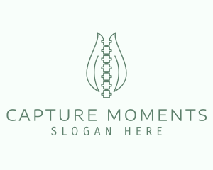 Masseuse - Spine Tulip Massager logo design