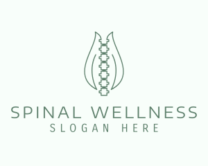 Spinal - Spine Tulip Massager logo design