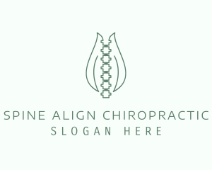 Spine Tulip Massager logo design