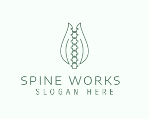 Spine - Spine Tulip Massager logo design