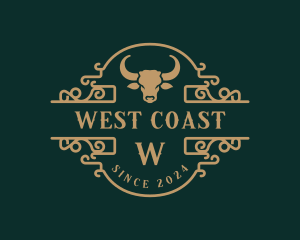 Western Rodeo Cowboy logo design