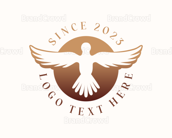 Dove Bird Wings Logo