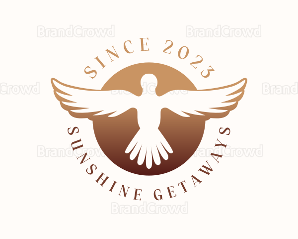 Dove Bird Wings Logo