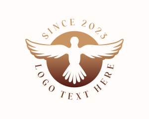 Dove Bird Wings Logo