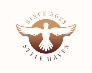 Sacrament - Dove Bird Wings logo design