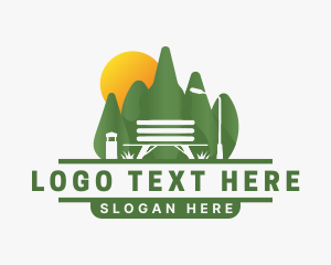 Ecology - Eco Park Bench logo design