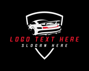 Super Car - Detailed Motorsport Car logo design