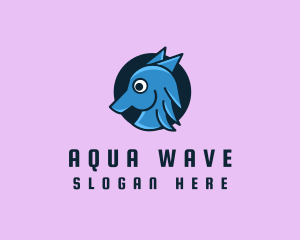 Marine Aquatic Seahorse logo design