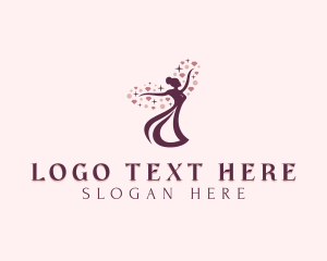 Yoga - Natural Woman Beauty logo design