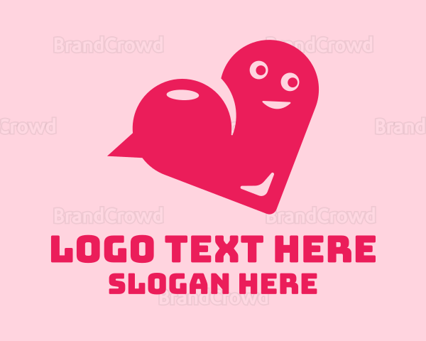 Love Message Chat Logo